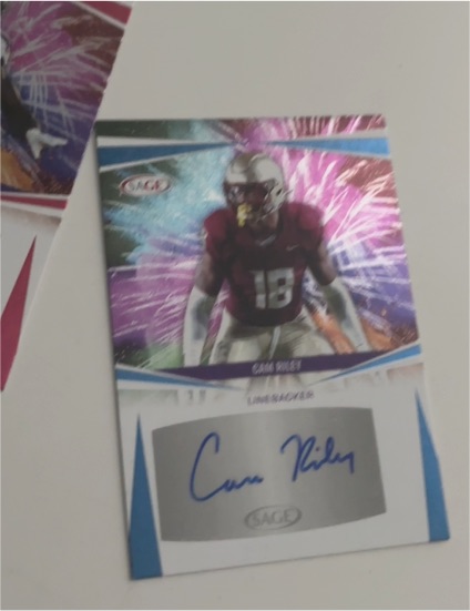 2025 SAGE High Series Autographs #A-CM2 Cam Riley — front
