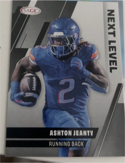 2025 Sage High Series #111 Ashton Jeanty Next Level — front