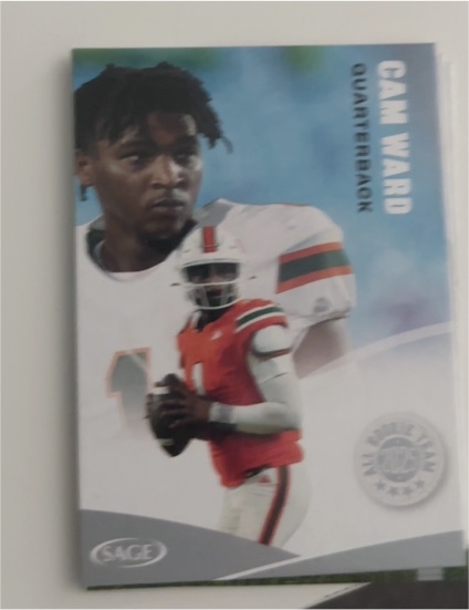 2025 SAGE High Series #163 Cam Ward — front