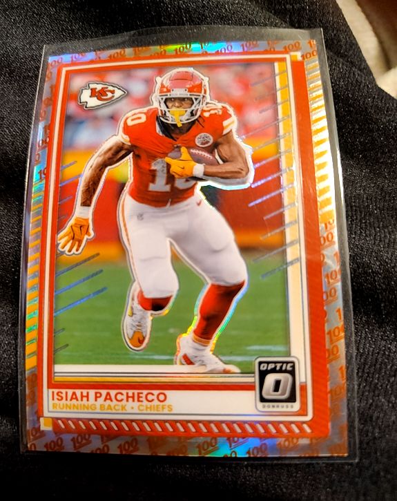 2025 Panini Donruss Optic #147 Isiah Pacheco — front
