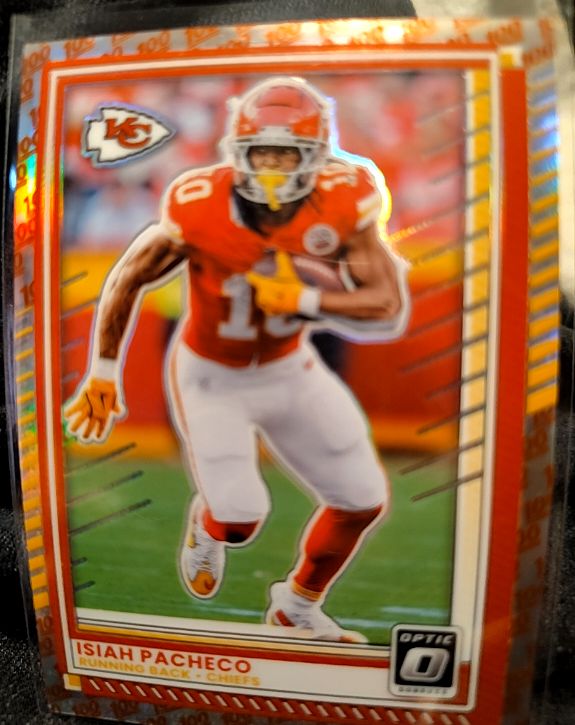 2025 Panini Donruss Optic #147 Isiah Pacheco — front
