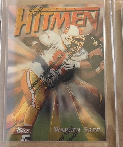 1997 Topps Finest #73 Warren Sapp Hitmen — front