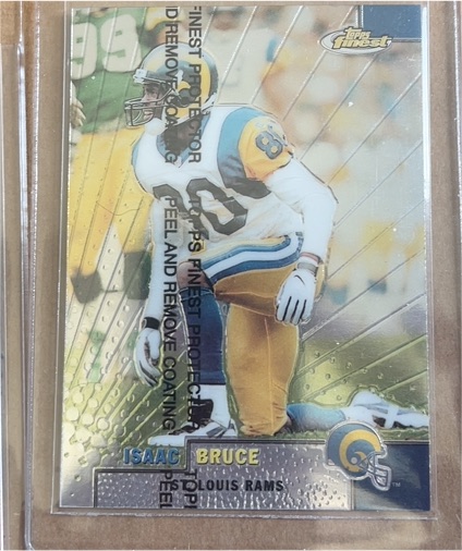 1999 Topps Finest #43 Isaac Bruce — front