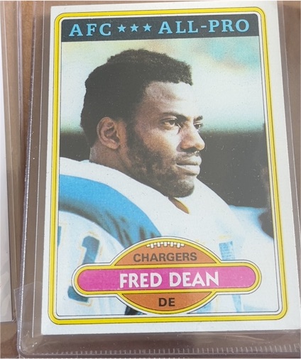 1980 Topps #392 Fred Dean — front