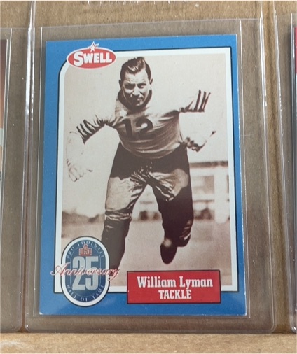 1988 Swell Football Greats #73 William Lyman — front