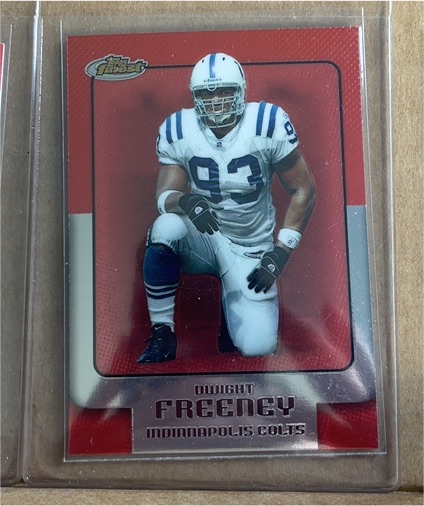 2006 Topps Finest #41 Dwight Freeney — front