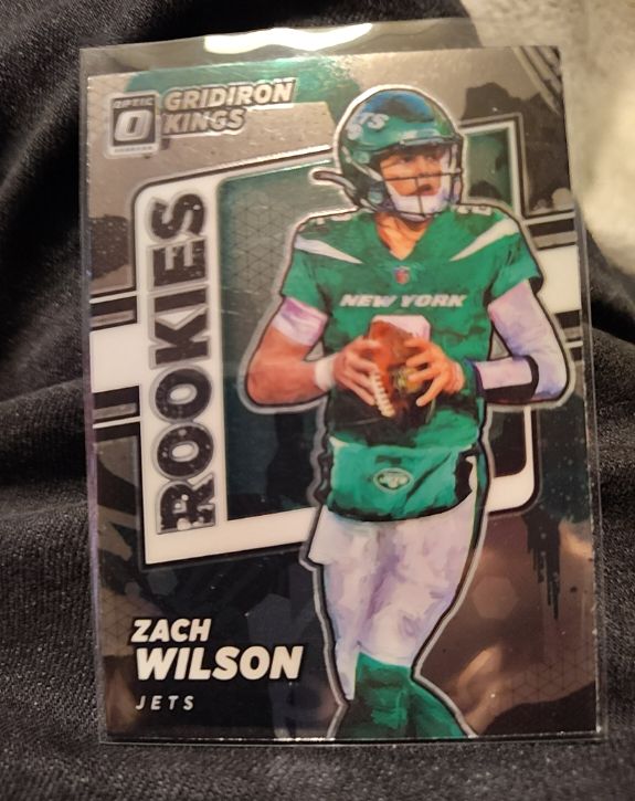 2021 Donruss Optic #RGK-2 Zach Wilson Rookie Gridiron Kings — front