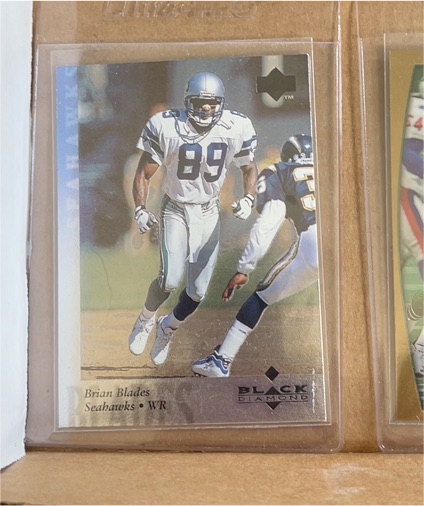 1997 Upper Deck Black Diamond #12 Brian Blades — front