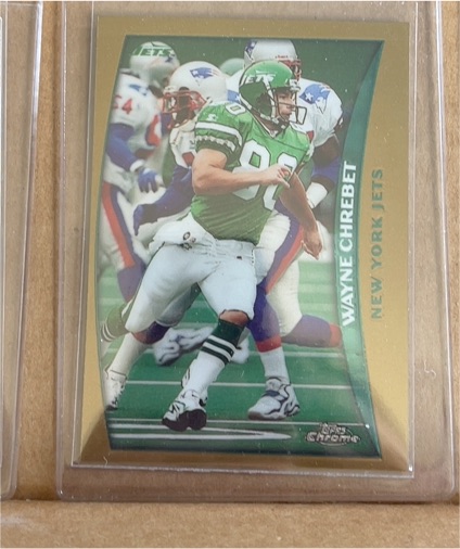 1998 Topps Chrome #104 Wayne Chrebet — front