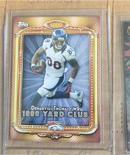 2013 Topps #9 Demaryius Thomas 1000 Yard Club — front