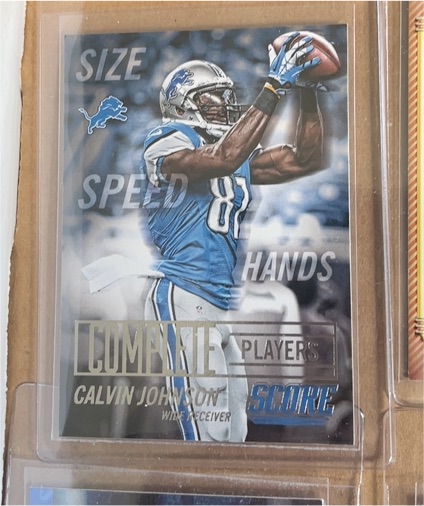 2014 Score Complete Players #CP11 Calvin Johnson — front