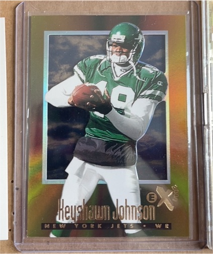 1997 SkyBox E-X2000 #52 Keyshawn Johnson — front