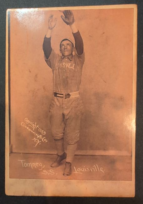 1889 Goodwin & Co. Tomney Louisville Baseball Panel Photo — front