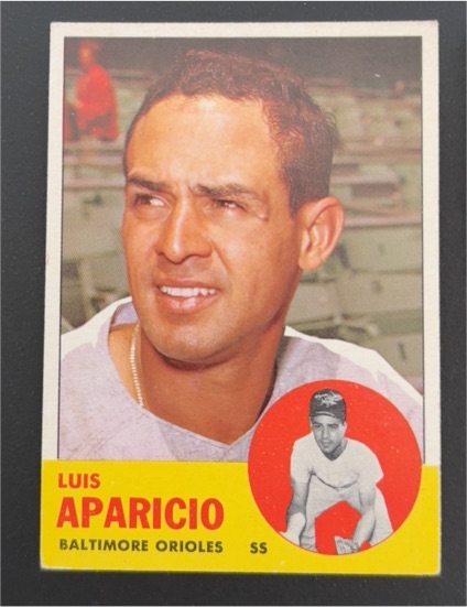 1963 Topps #205 Luis Aparicio — front