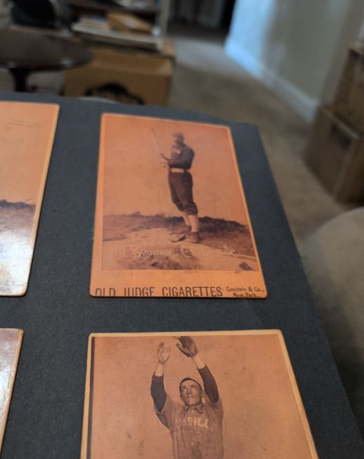 1887 Old Judge Goodwin & Company Baseball Card — front
