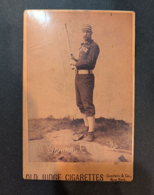 1887 Old Judge N172 Pete Browning Louisville — front