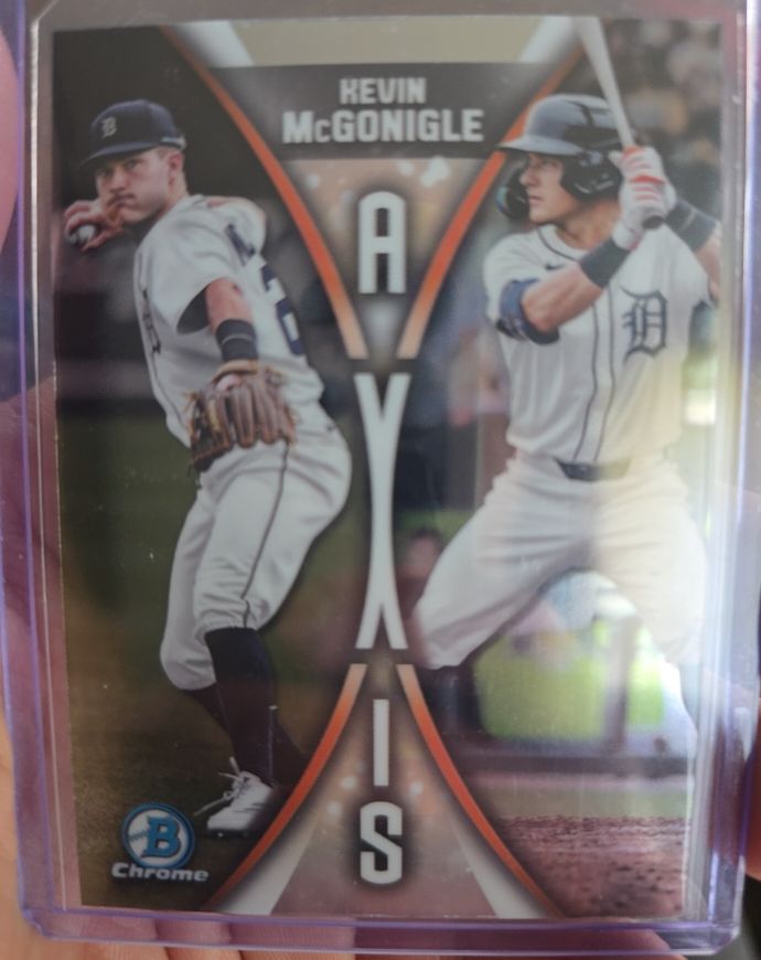 2025 Bowman Draft Axis #A-13 Kevin McGonigle — front