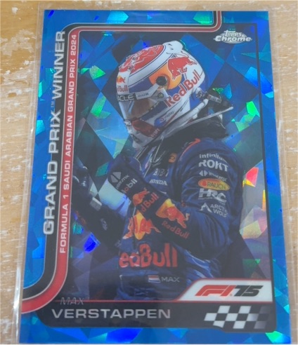 2024 Topps Chrome F1 #75 Max Verstappen — front