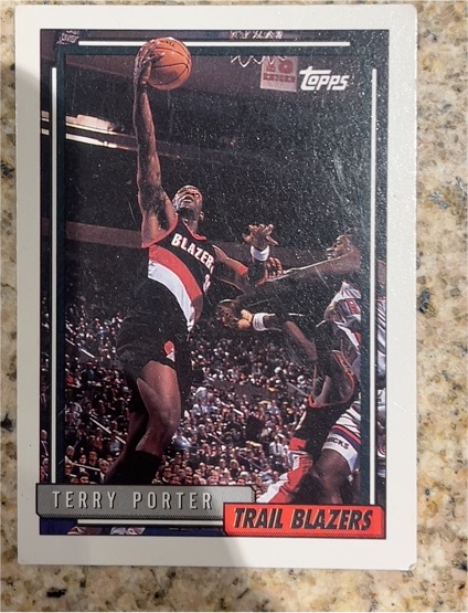 1992-93 Topps #51 Terry Porter — front