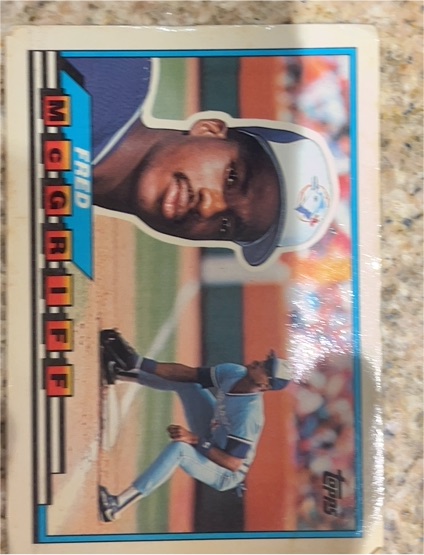 1989 Topps Big #15 Fred McGriff — front