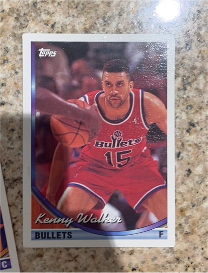 1993-94 Topps #211 Kenny Walker Washington Bullets — front