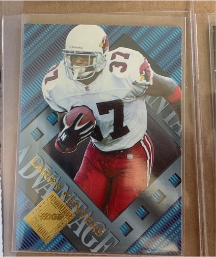 1996 Collector's Edge Advantage #77 Larry Centers — front