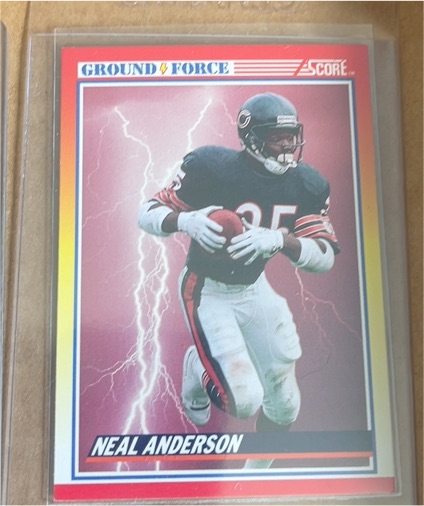 1990 Score Ground Force #326 Neal Anderson — front