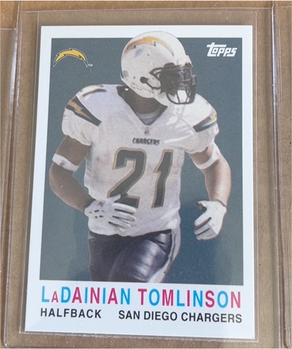 2008 Topps Turn Back the Clock #20 LaDainian Tomlinson — front