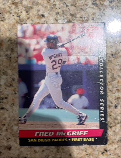 1993 Post Cereal #5 Fred McGriff — front