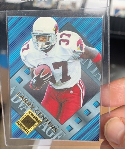 1996 Collector's Edge Advantage #77 Larry Centers — front