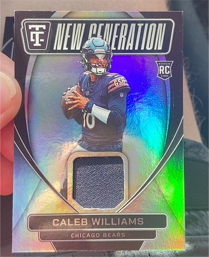 2024 Panini Totally Certified New Generation Jerseys #NGJ-CWS Caleb Williams — front
