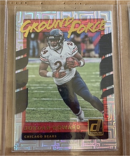 2017 Donruss #7 Jordan Howard Ground Force — front