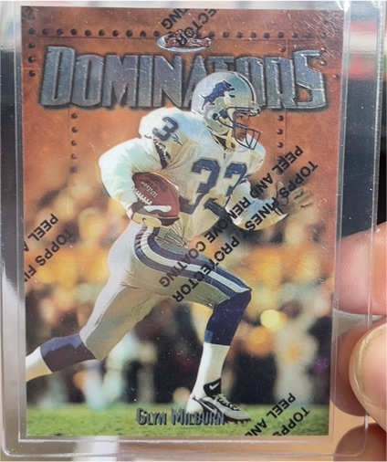 1997 Topps Finest Dominators #211 Glyn Milburn — front