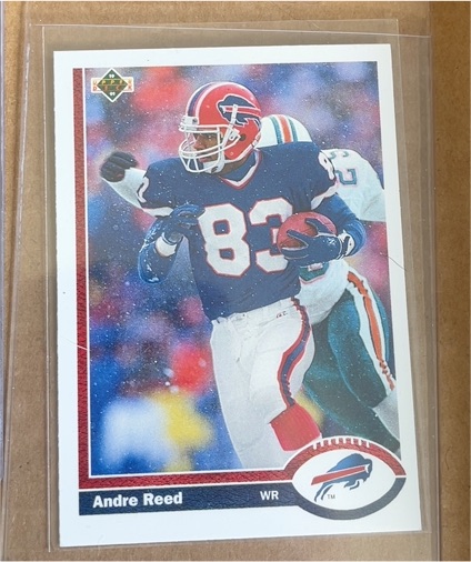 1991 Upper Deck #43 Andre Reed — front