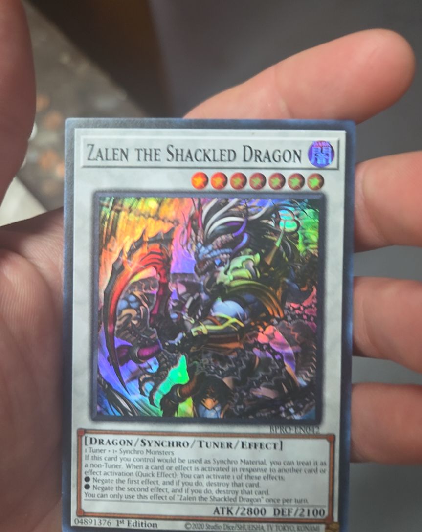 2020 Yu-Gi-Oh! Burst Protocol #BPRO-EN042 Zalen the Shackled Dragon — front