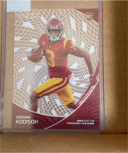 2023 Panini Chronicles Draft Picks Clear Vision #6 Jordan Addison — front