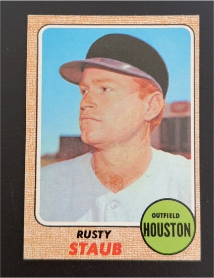 1968 Topps #300 Rusty Staub — front