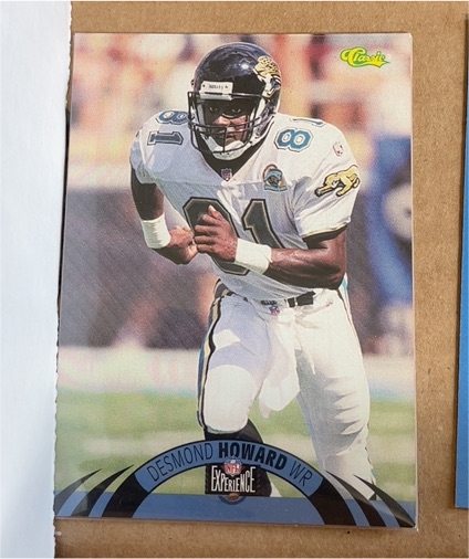 1996 Classic NFL Experience #30 Desmond Howard — front