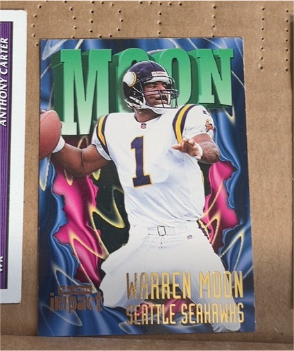 1997 Skybox Impact #205 Warren Moon — front