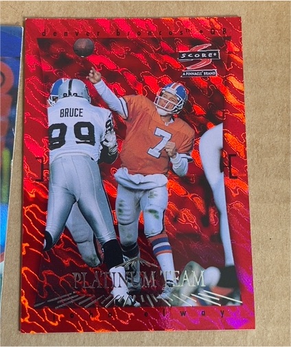 1995 Score Platinum Team #P1 John Elway — front