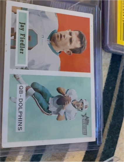 2002 Topps Heritage #17 Jay Fiedler — front