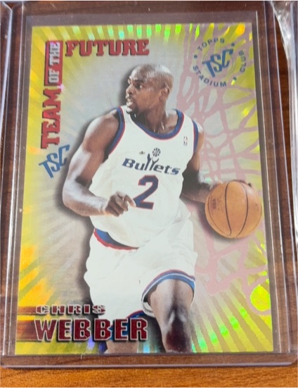 1994-95 Topps Stadium Club Team of the Future #4 Chris Webber — front