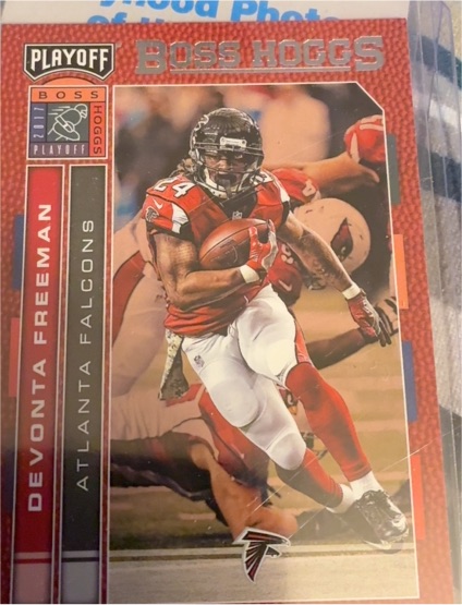 2017 Panini Playoff Boss Hoggs #7 Devonta Freeman — front