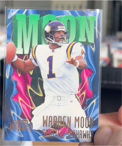 1997 Skybox Impact #205 Warren Moon — front