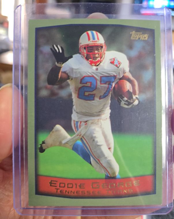 1999 Topps #175 Eddie George Tennessee Titans — front