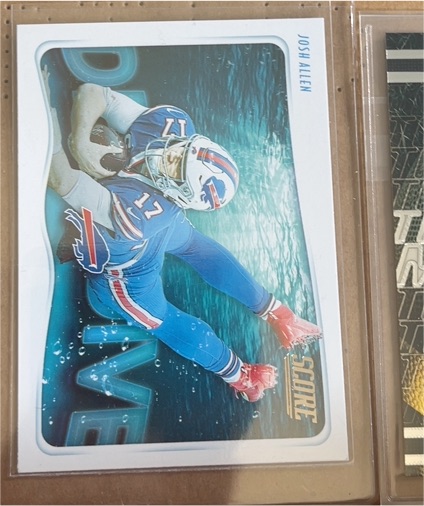 2020 Panini Score Deep Dive #DD-JA Josh Allen — front