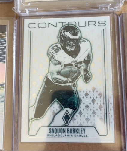 2024 Panini Phoenix Contours #CON-SBY Saquon Barkley — front