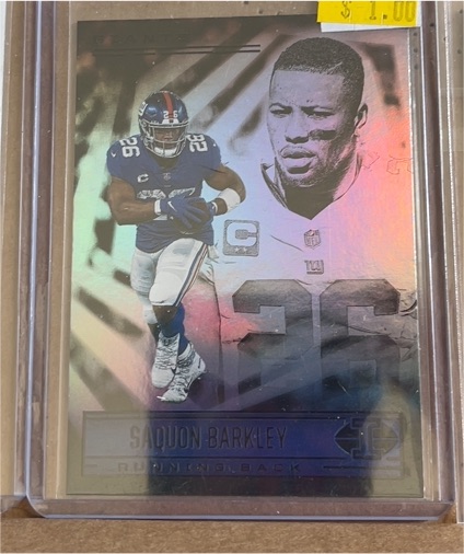 2021 Panini Illusions #49 Saquon Barkley — front