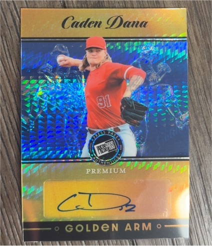 2024 Press Pass Premium #G-CD1 Caden Dana Golden Arm Auto — front