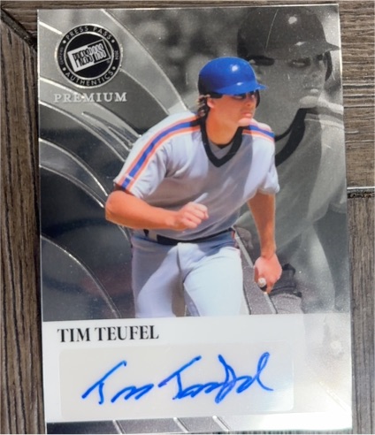 2024 Leaf Press Pass Premium Tim Teufel — front